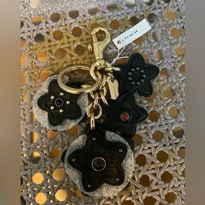 NWT Coach Wildflower Bag Charm/Keychain
